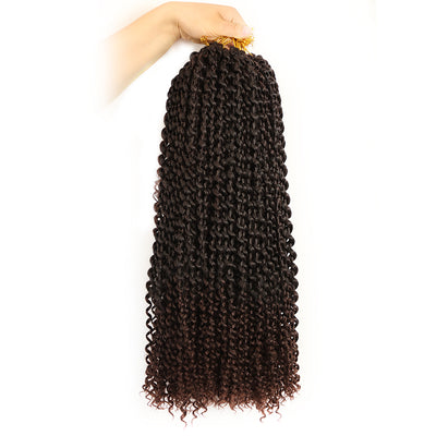 Pre-Looped Fluffy Braids Ombre Hair Locks Extention