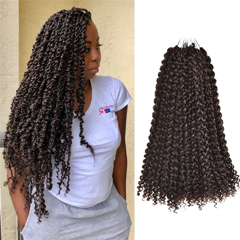 Pre-twisted Passion Braids Hair Extentions 18 Inch / 1-8 Packs
