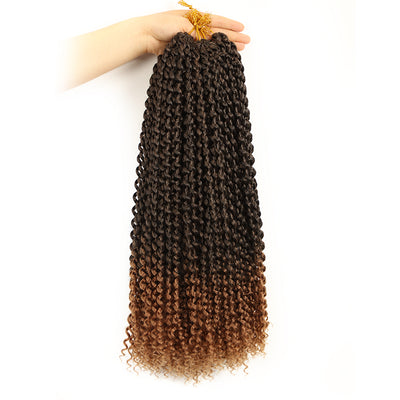 Pre-Looped Fluffy Braids Ombre Hair Locks Extention