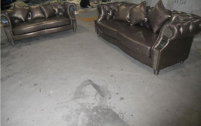 Modern Living Room Sofa Genuine Leather