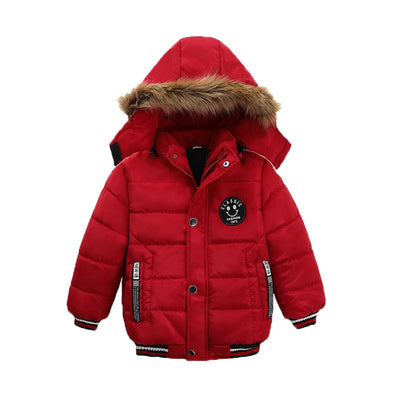 Boys Winter Jacket Heavyweight Hooded