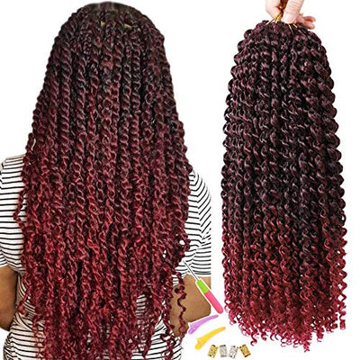 Passion Twist Crochet Hair Braid Extentions 18 Inches