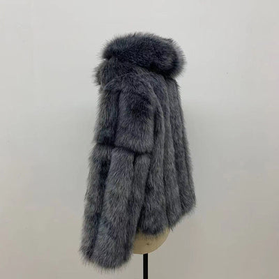 Faux Fur Mink Winter Jacket