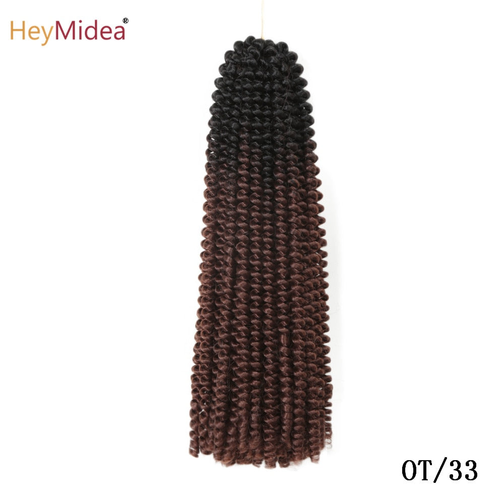 Ombre Spring Twist Hair Braids Extensions