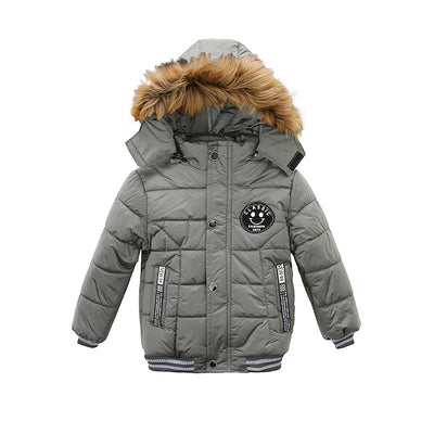 Boys Winter Jacket Heavyweight Hooded