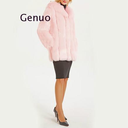 Luxury Faux Fur Plush Winter Coat