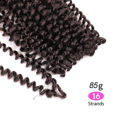 Queen B 18inch Spring Twist Curly Braid Hair Extentions