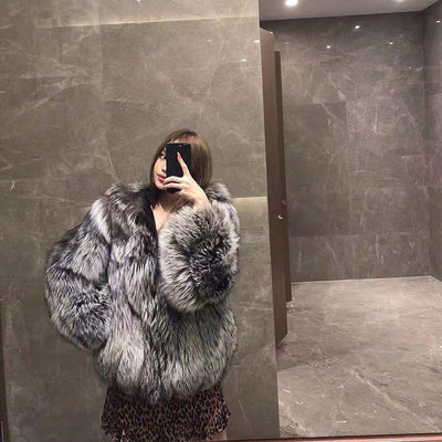 Faux Fur Mink Winter Jacket