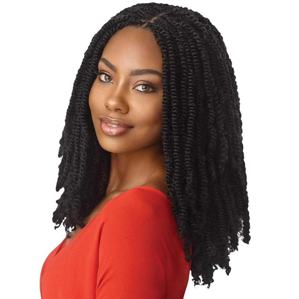 8 Inch/ 6 Packs Afro Fluffy Twist Braids Hair Extensions 