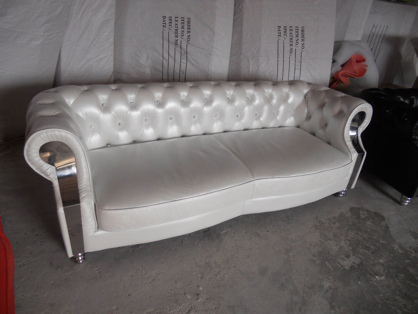 Modern Living Room Sofa Genuine Leather