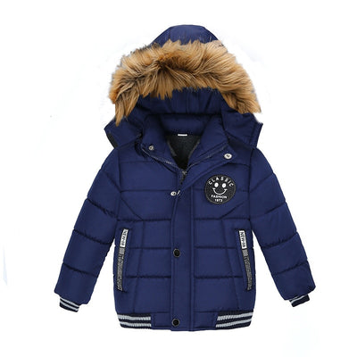 Boys Winter Jacket Heavyweight Hooded