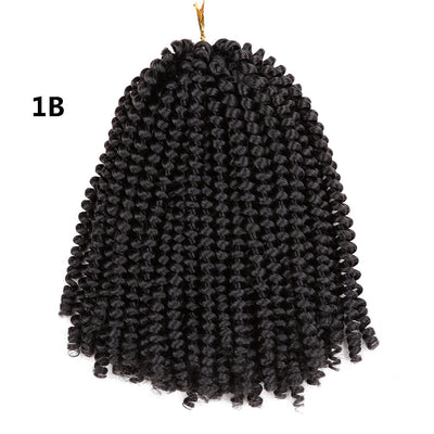 8 Inch Spring Twist Crochet Braid Hair Extensions