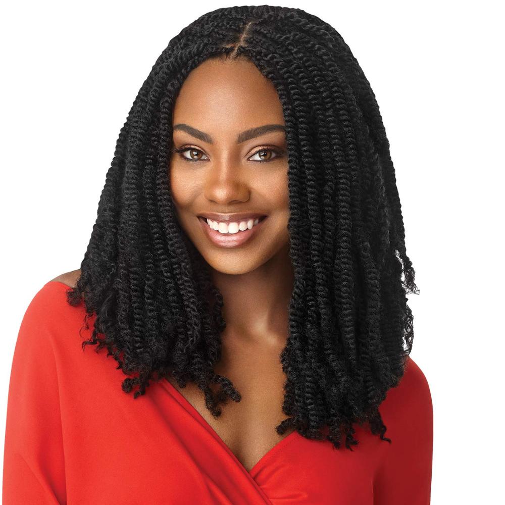 8 Inch/ 6 Packs Afro Fluffy Twist Braids Hair Extensions 