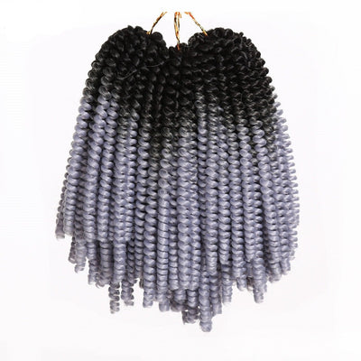 8 Inch Spring Twist Crochet Braid Hair Extensions