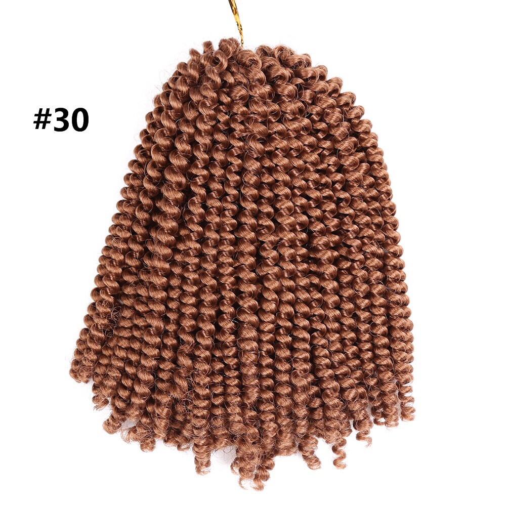 8 Inch Spring Twist Crochet Braid Hair Extensions