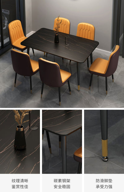 Luxury Waterproof Dining Table Sets