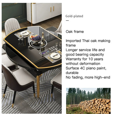 Modern Luxury Folding Dining Table