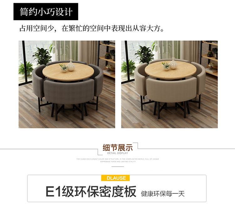 Round Dining Table Set 4 Chairs