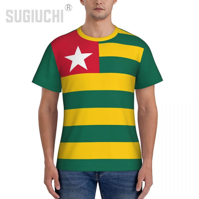 Tight Sports T-shirt Togo Flag Togolese 3D For Men Women Tees jersey Clothes Soccer Football Fans Gift Patriotic T shirt