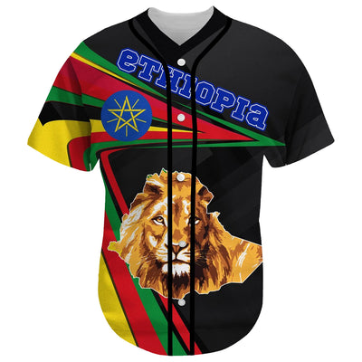 Ethiopia Baseball Jersey Shirts Short Sleeves