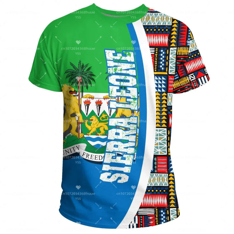 Sierra Leone Apparel, Custom Sportwear, Sweatshirt, T-shirts, Jerseys & Polo