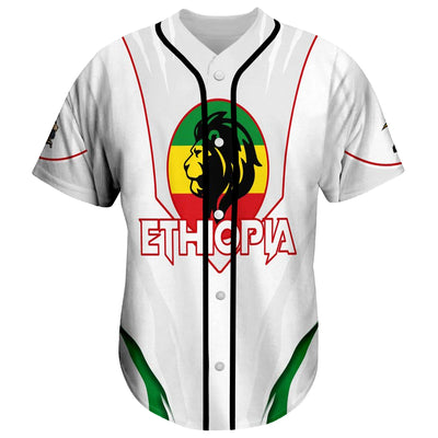 Ethiopia Baseball Jersey Shirts Short Sleeves