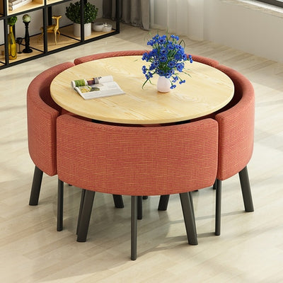 Round Dining Table Set 4 Chairs