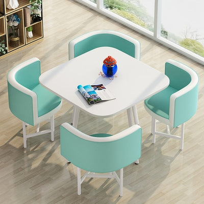 Round Dining Table Set 4 Chairs