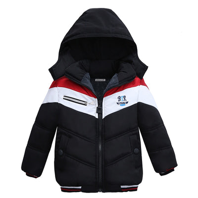 Boys Winter Jacket Heavyweight Hooded