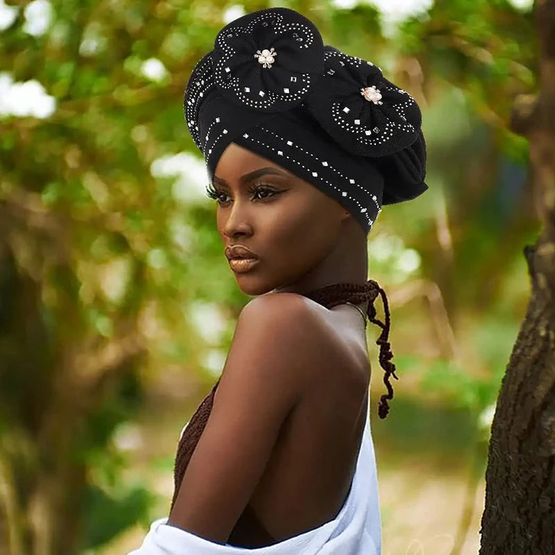 African Turban Gele Headscarf Tie