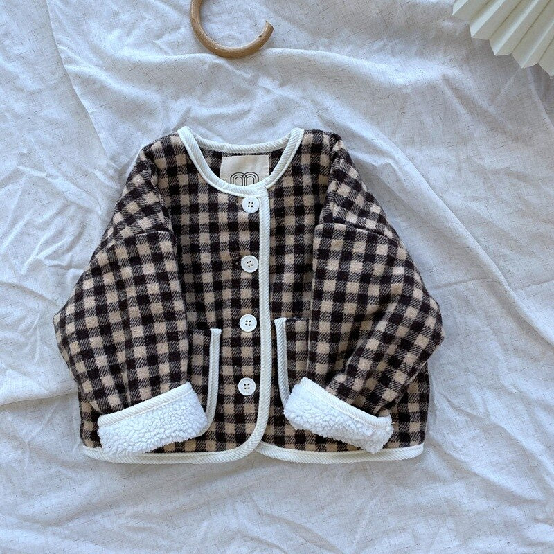 Children Winter Wear Retro Coat