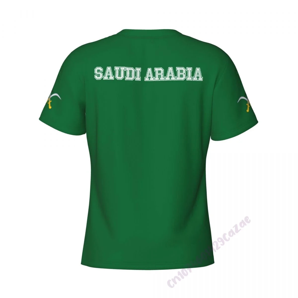 Saudi Arabia Flag 3D T-shirt Men Running Sport Skinny Short Tee Shirt Male Gym Fitness Bodybuilding Workout Tops Clothing