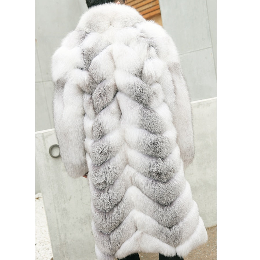Fox Fur Coat Natural Winter Jackets Men's