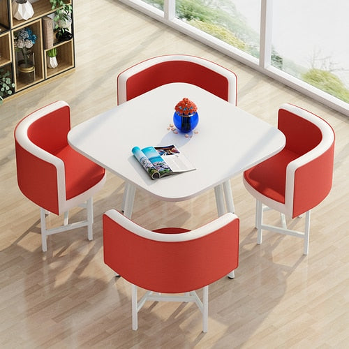 Round Dining Table Set 4 Chairs