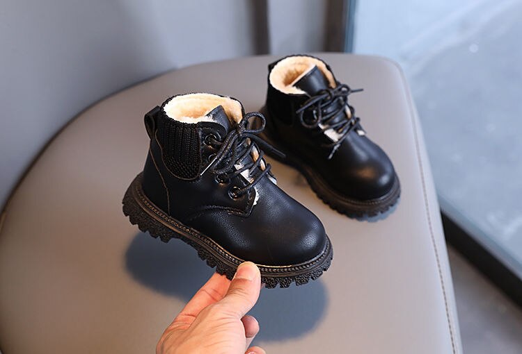 Kids Winter Lace-Up Boots