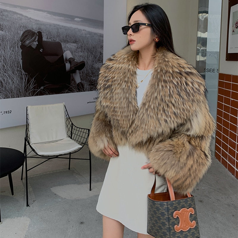2023 Women's Fur Winter Jacket