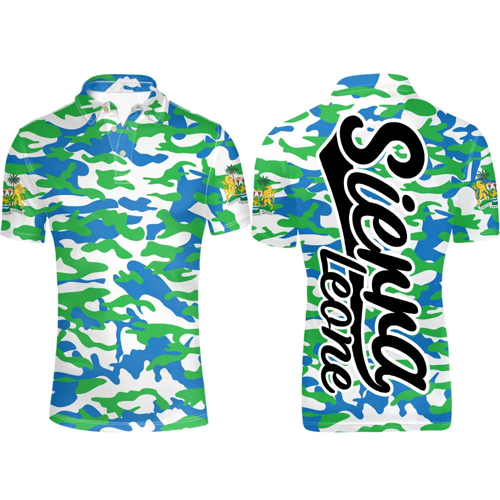 Sierra Leone Custom Made Sportwear, T- Shirt, Jerseys, Polos