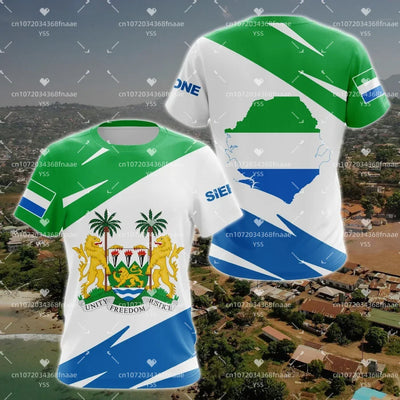 Sierra Leone Apparel, Custom Sportwear, Sweatshirt, T-shirts, Jerseys & Polo