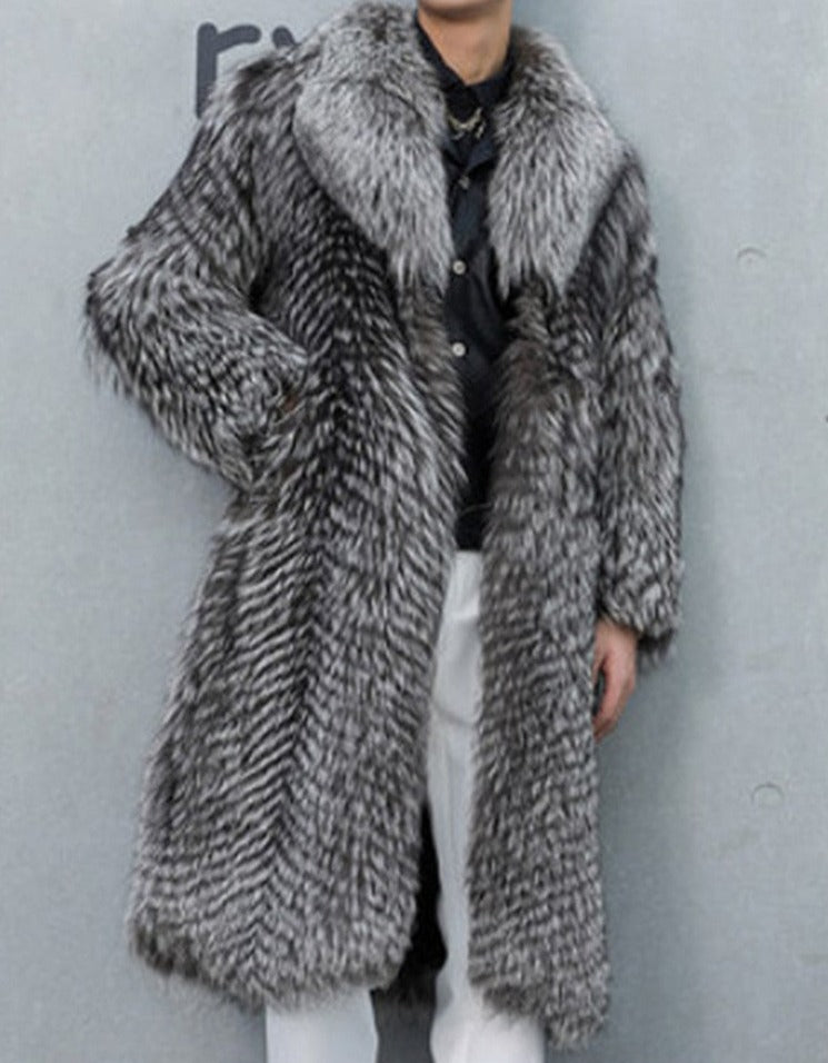 New Arrival* Men's Mink Faux Fur Winter Coat