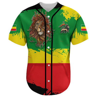 Ethiopia Baseball Jersey Shirts Short Sleeves