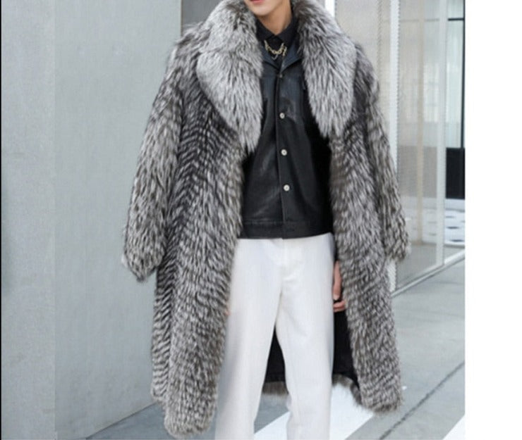 New Arrival* Men's Mink Faux Fur Winter Coat