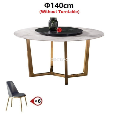 Designer Marble Slab dining table set