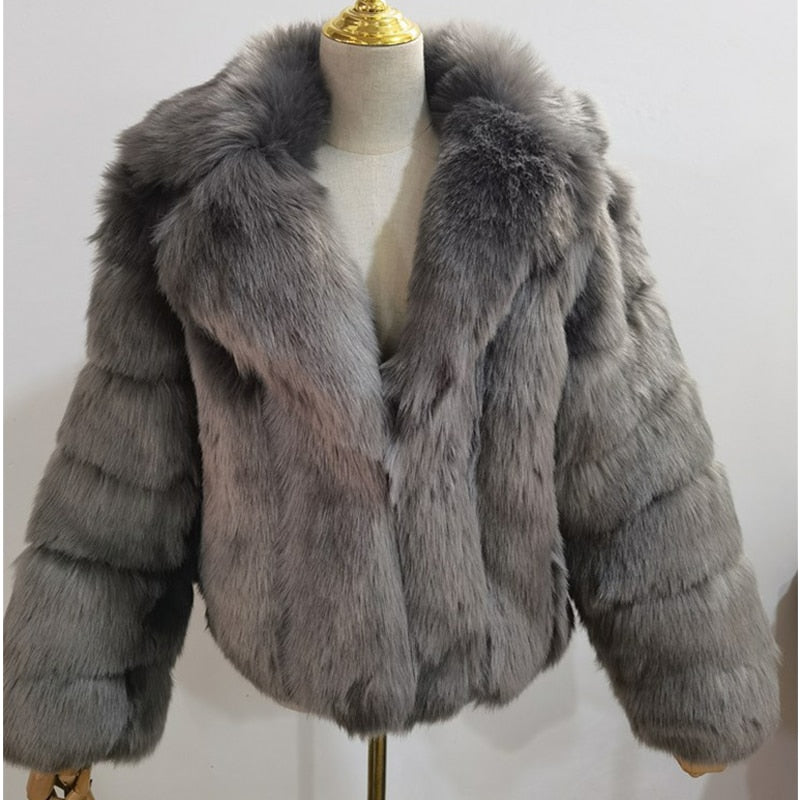 Women's Thick Faux Fur Jackets