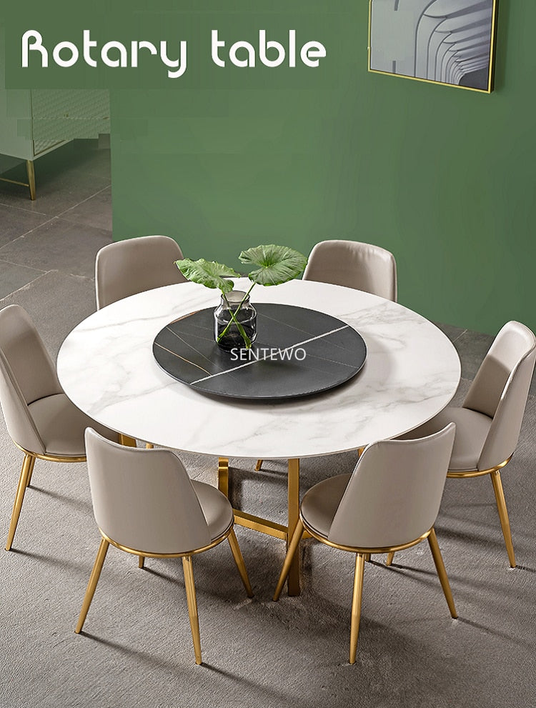 Designer Marble Slab dining table set