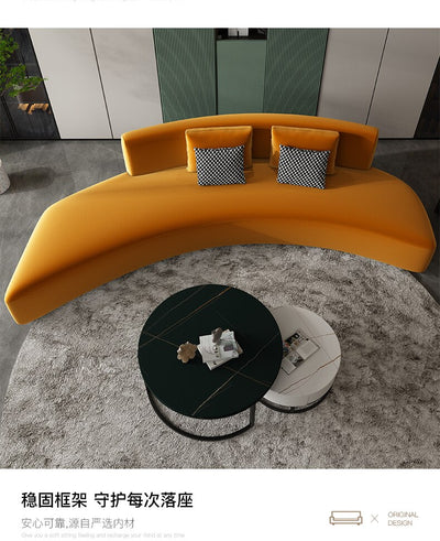 Stretch Velvet Modern Designer Couch