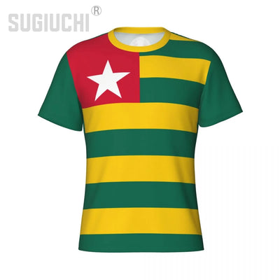 Tight Sports T-shirt Togo Flag Togolese 3D For Men Women Tees jersey Clothes Soccer Football Fans Gift Patriotic T shirt