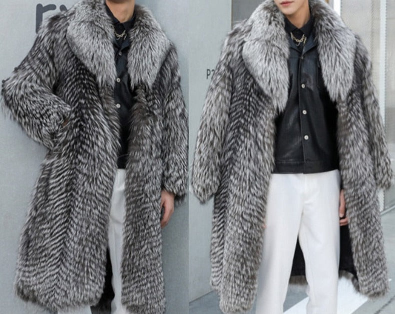 New Arrival* Men's Mink Faux Fur Winter Coat