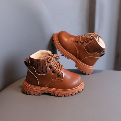 Kids Winter Lace-Up Boots