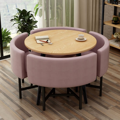 Round Dining Table Set 4 Chairs