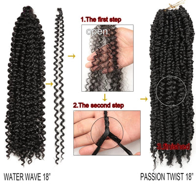 Ombre Twist Braid Hair Extensions